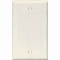 Cooper Wiring Devices 2129LA Light Almond Single Gang Blank Box Mount Wall Plate