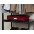 thumbnail image 5 of Covermates Keepsakes Zip-Top Storage Box with Trays - Heavy Duty Polyester- Reinforced Handles - Stackable Design - Indoor Storage, Scarlett Red, 5 of 8