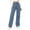 A002-Blue, variant on SAATLERI Jeans for Women Trendy High Waisted Wide Leg Jeans Woman Casual Stretch Baggy Trouser Jeans with Pockets