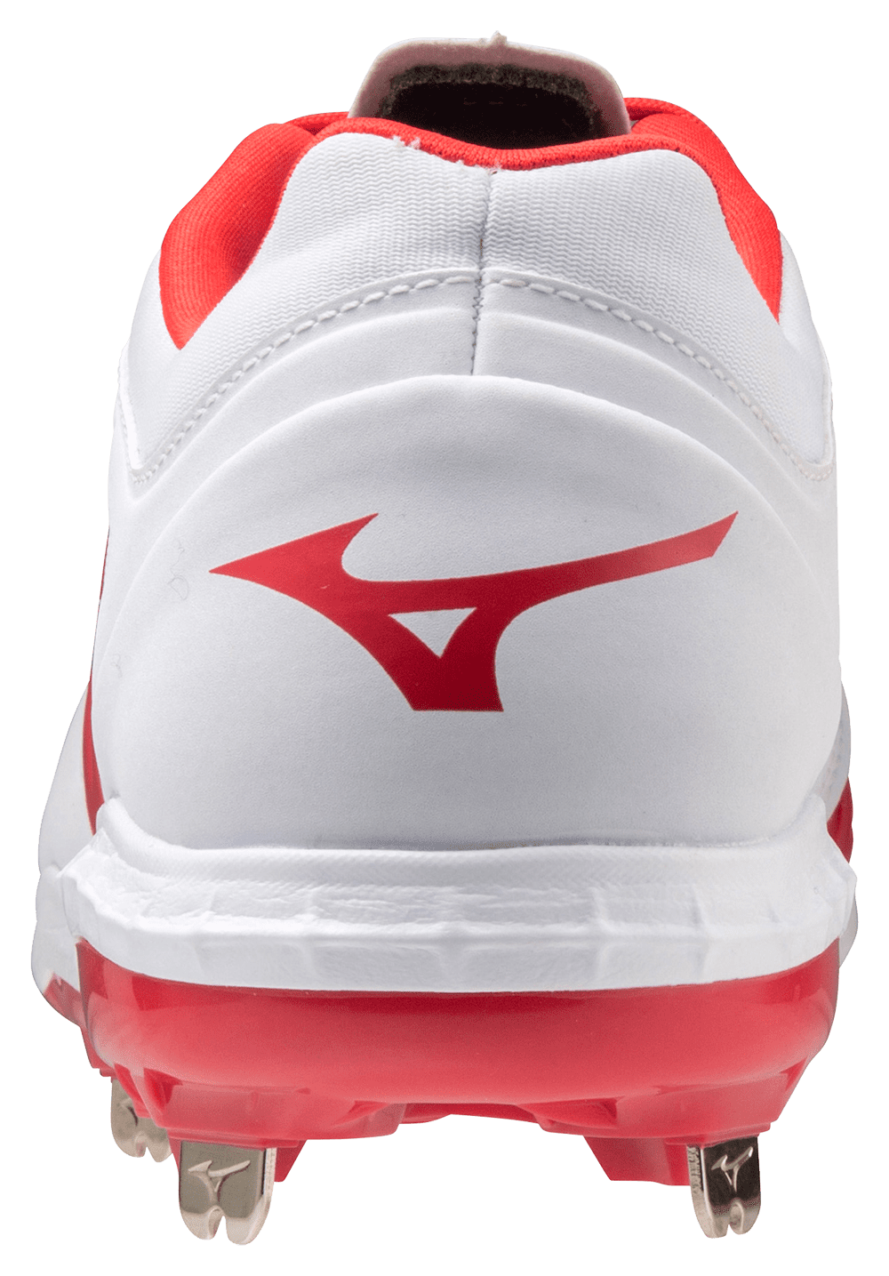 red mizuno softball cleats