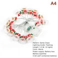 thumbnail image 1 of Santa Claus Snowman Elk Garland Lights String Christmas Decorations 2024 For Hom, 1 of 4