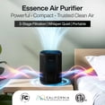 thumbnail image 4 of Miko Essence Air Purifier for 1000 Sq Ft with H13 True HEPA Filter, Activated Carbon, Quiet Sleep Mode, Timer, Portable Cleaner for Smoke and Dust, 4 of 7
