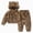 A64-Coffee, variant on NIEWTR 5-6 Years Toddler Girl Clothes Ruffle Long Sleeve Baby Girl Clothes 2pcs Outfits Fall Winter Clothes A64-Black
