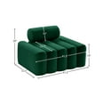 thumbnail image 3 of Meridian Furniture Melody Green Velvet Chair, 3 of 12
