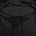 thumbnail image 5 of Seductive Satin Strapless Backless Long Dress With Waist Cinching Tie, 5 of 5