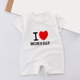 thumbnail image 2 of Xyant Boy Baby Clothes 0 3 6 9 12 18 24 Months Baby Girl Summer Romper One-Piece Outfits Cotton Double Button Climbing Suit (Red,12-18 Months), 2 of 4