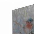 thumbnail image 2 of Luxe Metal Art 'Bluebird Pair in Spring' by Katrina Pete, Metal Wall Art, 24"x24", 2 of 8