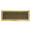 Brass Elegans 116F 4" X 14" Contemporary Series Solid Brass Decorative Floor Register