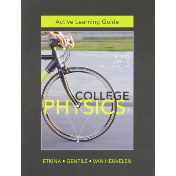 Pre-Owned Active Learning Guide for College Physics (Paperback) 032186445X 9780321864451