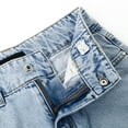 thumbnail image 6 of KIDSCOOL SPACE Girls Flare Jeans,Little Big Girl Ripped Wide Leg Soft Denim Pants,7-8 Years, 6 of 6