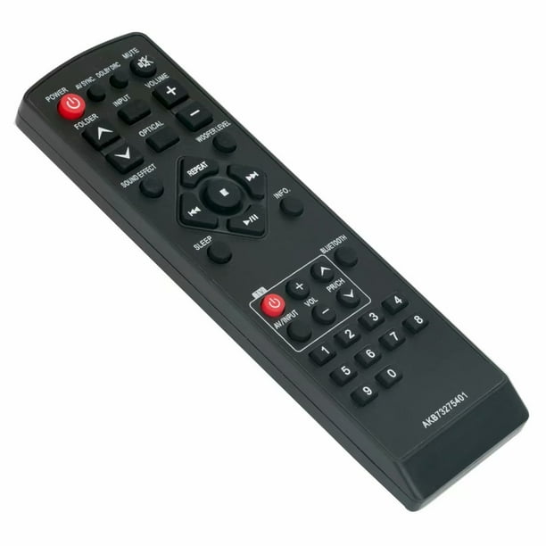 New Remote replacement AKB73275404 for LG LSB306 Soundbar Speaker