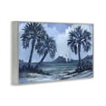 thumbnail image 4 of Stupell Industries Indigo Palms Impressions Landscape Painting Gray Framed Art Print Wall Art, 18 x 12, 4 of 10