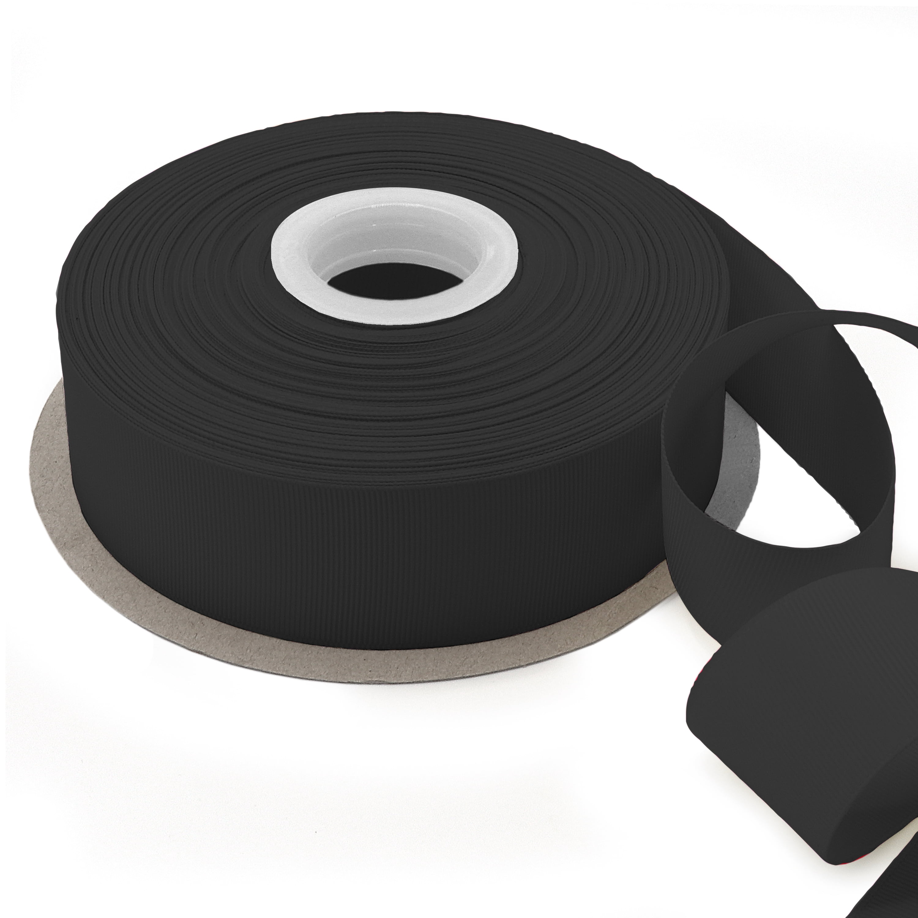 Polyester Black Grosgrain Ribbon, 150' x 1.5" by Gwen Studios