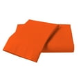 thumbnail image 2 of BedDecor 600 TC 100% Egyptian Cotton 3 Pcs Duvet Cover Solid (Orange,Full /Queen), 2 of 7