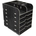 thumbnail image 2 of A4 A5 File Folder Racks Storage Paper Organizer Tray Wood Mail Sorter Desk Book Shelf Pen Ipad Document Display Holder Accessories Stroage Caddy Brackets Cube Home Workspace Bookcase Office Supplies, 2 of 5