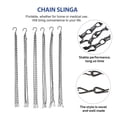 thumbnail image 3 of MasteelfCA 3pcs Hanging Basket Chains Multi-purpose Flowerpot Hanging Chain Birdcage Chain, 3 of 7