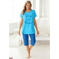 thumbnail image 5 of Dreams & Co. Plus Size Soft Pj Tunic Tee, 5 of 6