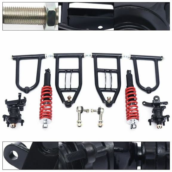Upper Lower Swing Arm and Front Suspension Shock Fit ATV Quad Bike Buggy Go Kart