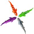 thumbnail image 4 of 4pcs Diving Toy Pool Dive Shark Throwing Water Torpedo Underwater Fun For Children Kids, 4 of 7