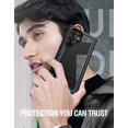 thumbnail image 3 of Poetic Guardian Case for Samsung Galaxy S23 Ultra 5G 6.8 inch , Clear Case with Built-in Screen Protector, Blue/ Clear, 3 of 6