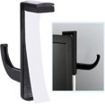 thumbnail image 2 of Gancho adhesivo para auriculares, paquete de 4 ganchos para auriculares, gancho para auriculares, soporte para monitor, soporte para auriculares para juegos, color negro, 2 of 5