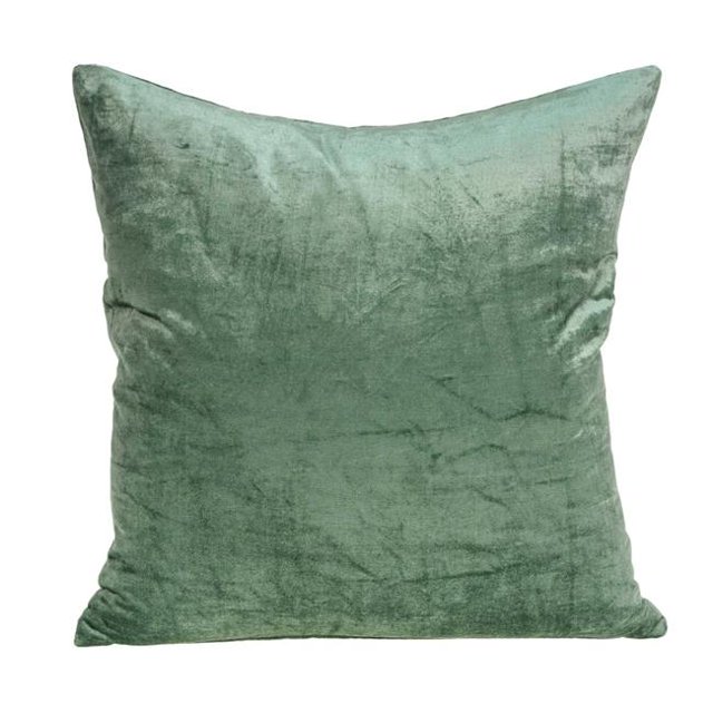 HomeRoots 333994 Housse de Coussin Verte Transitionnelle 18 x 7 x 18 Po avec Insert en Poly