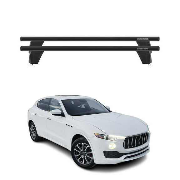 Fix Point Roof Racks Cross Bars for Maserati Levante 2017-2024 Black 2Pcs