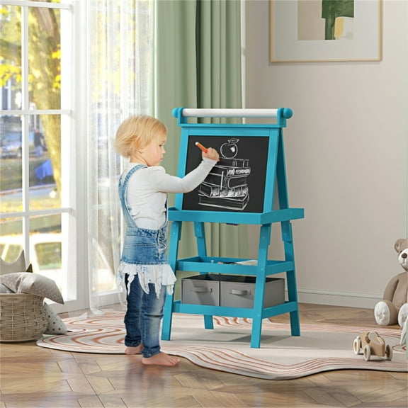 Children's Toys /Double Sided Easel- A 3-in-1 design allows painting, writing, or drawing