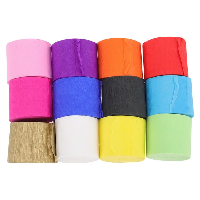 Miangastore 13 Rouleaux de Papier Crêpe pour Mariages, Anniversaires