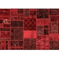 thumbnail image 1 of Ahgly Company Indoor Rectangle Oriental Red Modern Area Rugs, 5' x 8', 1 of 4