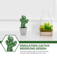 thumbnail image 5 of Plant Large Artificial Potted Cactus Decorate Plants Desktop Ornament Kitchen Decoration Tabletop Bonsai, 5 of 6