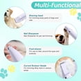 thumbnail image 4 of Tickle Paw 4 in 1 Electric Pet Grooming Kit,Hair Trimmer, Clippers & Nail Grinder for Dogs & Cats, Ultra-Quiet Waterproof with Powerful Motor & Precision Blades, 4 of 8