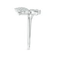 thumbnail image 4 of ANGARA Natural Diamond Butterfly Bypass Ring in 14K White Gold for Women (Size-3.5mm | Color-G | Clarity-VS2) | April Birthstone, Birthday, Anniversary, Jewelry Gift for Women | Natural Diamond Ring, 4 of 9