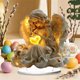 thumbnail image 4 of Decoraciones de Pascua, Adornos de Pascua, Regalos de Pascua Decoraciones de Pascua Arreglo de mesa de acrílico plano 2D Decoración de mesa de pie Accesorios decorativos con temática de Pascua Adornos, 4 of 7
