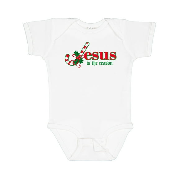 Inktastic Candy Cane Jesus Boys or Girls Baby Bodysuit