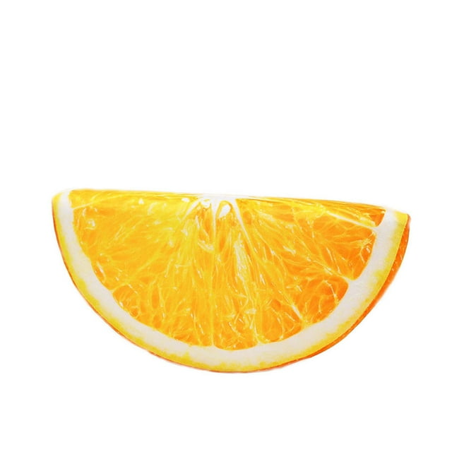 Almohada suave de fruta 3D, cojín de felpa, almohada de sandía naranja, decoración de cojín Wmkox8yii HFSH3547