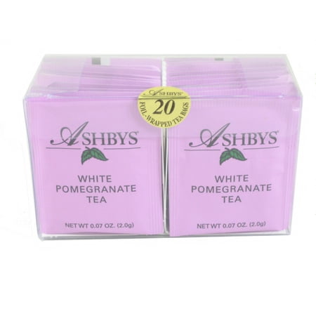 - Ashbys White Pomegranate Tea Bags, 20 Count Box