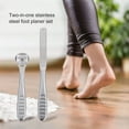 thumbnail image 6 of Foot Planer Set,Callus Shaver Feet Remover Scrubber,Artrylin Foot Care Tools,Portable Stainless Steel Cuticle Trimmer,Hard Dry Skin Remover,Set of 2, 6 of 7