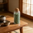 thumbnail image 5 of Cadancy Glass Storage Jars with Airtight Lids Cork Top Kitchen Canisters for Coffee Beans Pasta Candy Cookies Dry Food Cereal Container Decorative Countertop Pantry Organization, 5 of 7