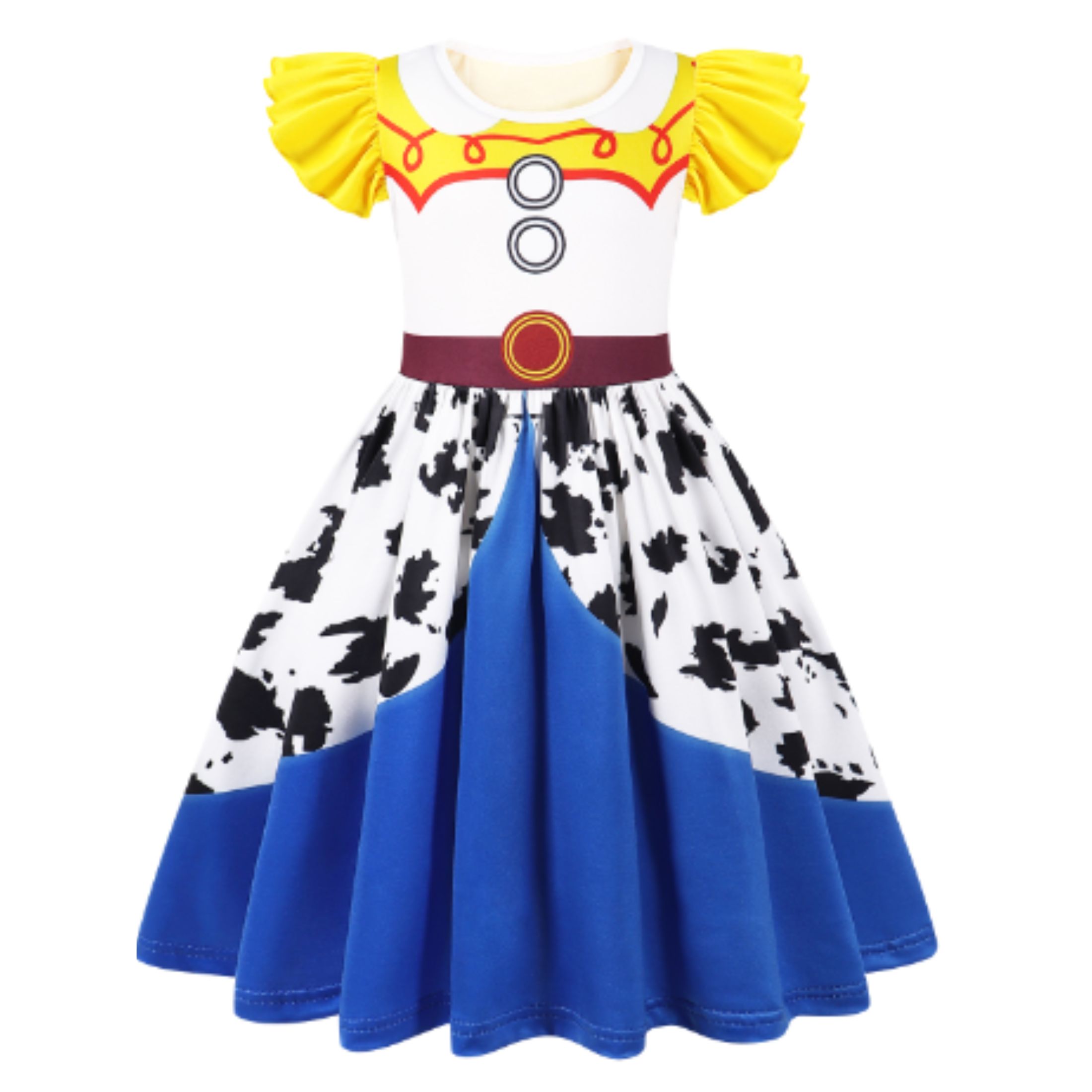 Benylion Girls Cowgirl Costume Dress, Western Outfit photo 1