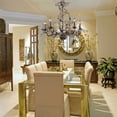 thumbnail image 5 of Circeo 5-Light Chandelier in Deep Rust with Crystal, 5 of 5