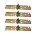thumbnail image 4 of DOLITY 4Pcs Folding Hinges Edge Hinges for Computer Desk Butler Tray Doors 16.2x3.1cm, 4 of 9