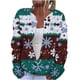 thumbnail image 2 of Sudadera de manga larga con capucha y bolsillos para mujer, estilo casual, con estampado de moda, de poliéster, 2 of 5