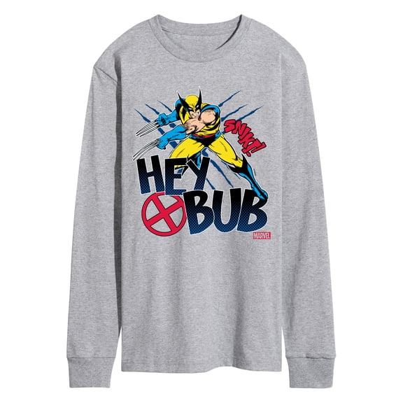 Marvel Deadpool & Wolverine - Hey Bub Wolverine - Men's Long Sleeve Graphic T-Shirt