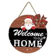 thumbnail image 1 of Letrero navideño para colgar en la puerta, placa navideña para colgar en la puerta de entrada Estilo C, 1 of 9