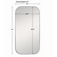 thumbnail image 5 of Uttermost 09719 Taft 41" X 21" Contemporary Rounded Corner Rectangular Vanity Bath Wall, 5 of 6