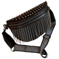 thumbnail image 3 of Sac Bandoulière pour Femmes à Clous de Rivets, Sac d'Épaule Élégant à Glands avec Clous de Rivets, 3 of 8