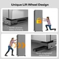 thumbnail image 4 of Appliance Rollers Heavy Duty,Newest Extendable Appliance Sliders,Liftable Washing Machine Base,Easily Move Washer and Dryer Machines,Refrigerators,Furniture-Grey, 4 of 13