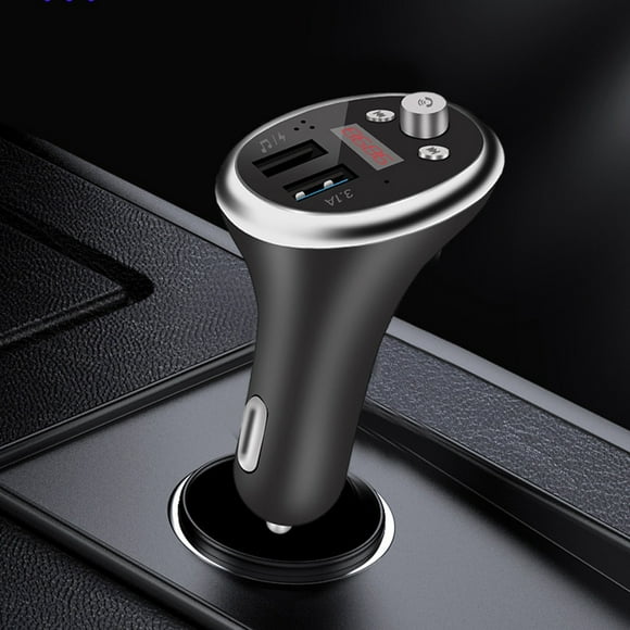 EGNMCR Cell Phone Car Chargers Multi-functional Car Charger/FM Transmitter/radio Adapter/Bluetooth Music Player For USB Charging And Type-C PD Charging FM Transmitter