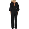thumbnail image 2 of Women's Fashion Summer Slim-Fit Long-Sleeved Lace-up Jumpsuit, 2 of 2